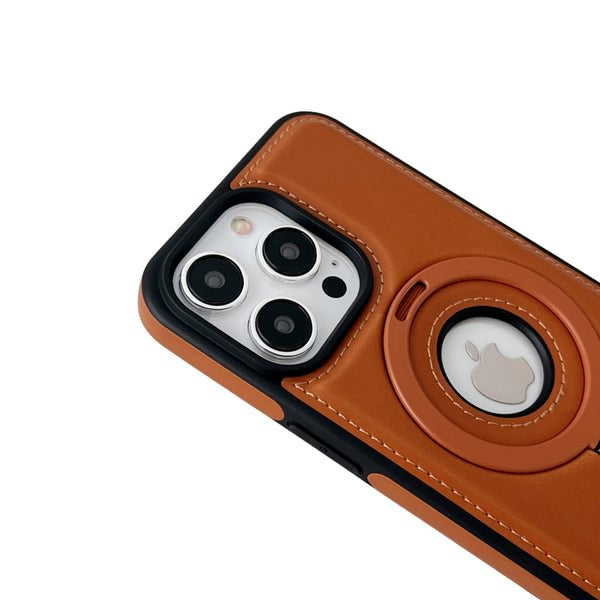 PREMIUM BROWN LEATHER PHONE CASE