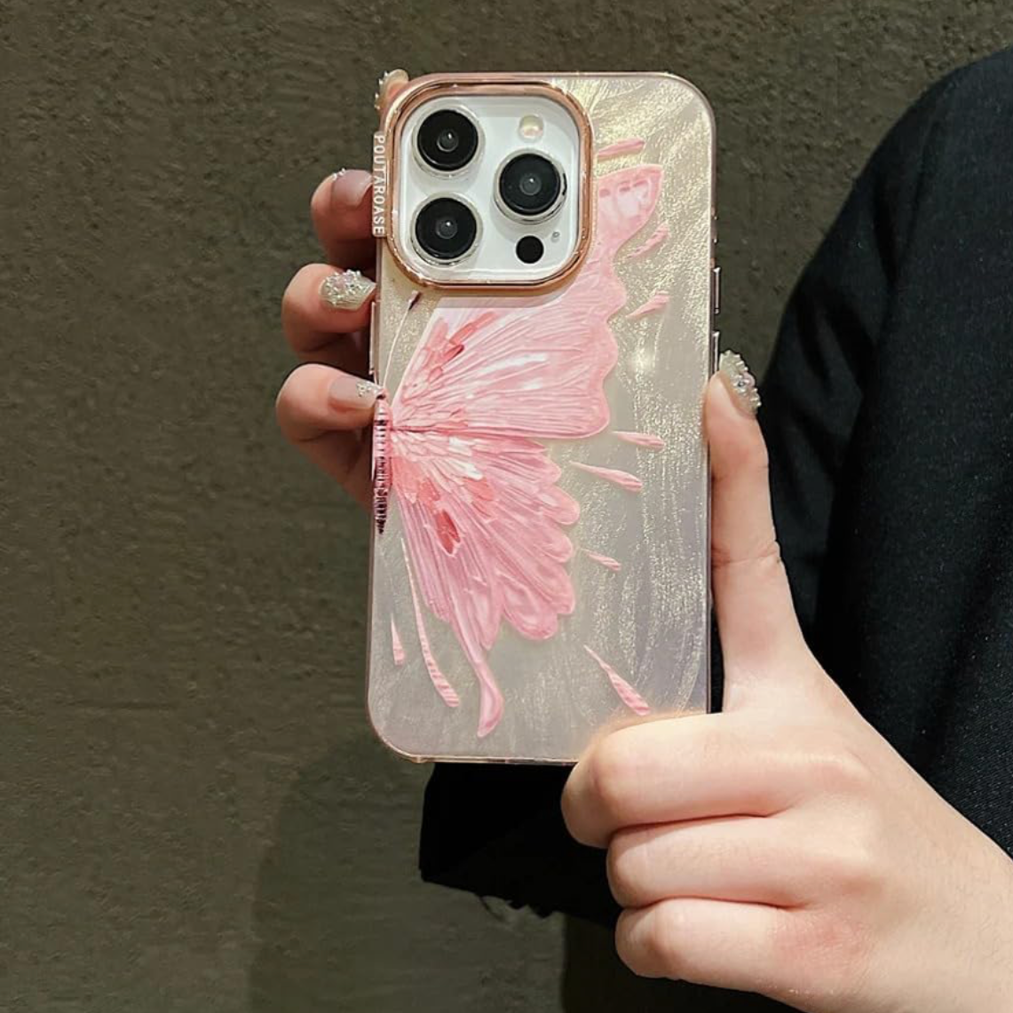 Premium Glimmer Butterfly Phone Case